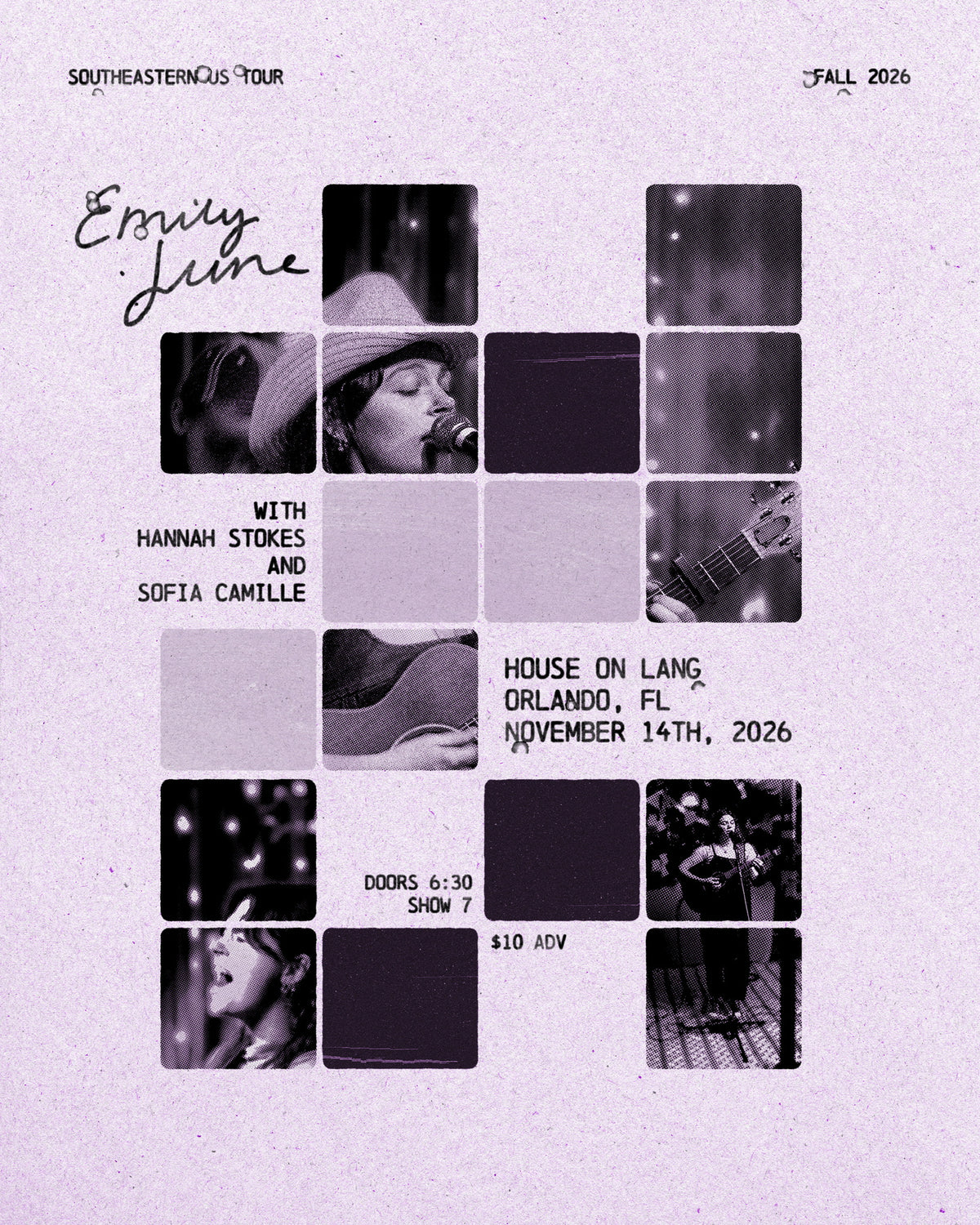 November 14 - ORLANDO - Emily June, Hannah Stokes, & Sofia Camille